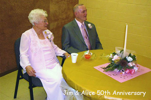 <jim and alice 50th anniversary>